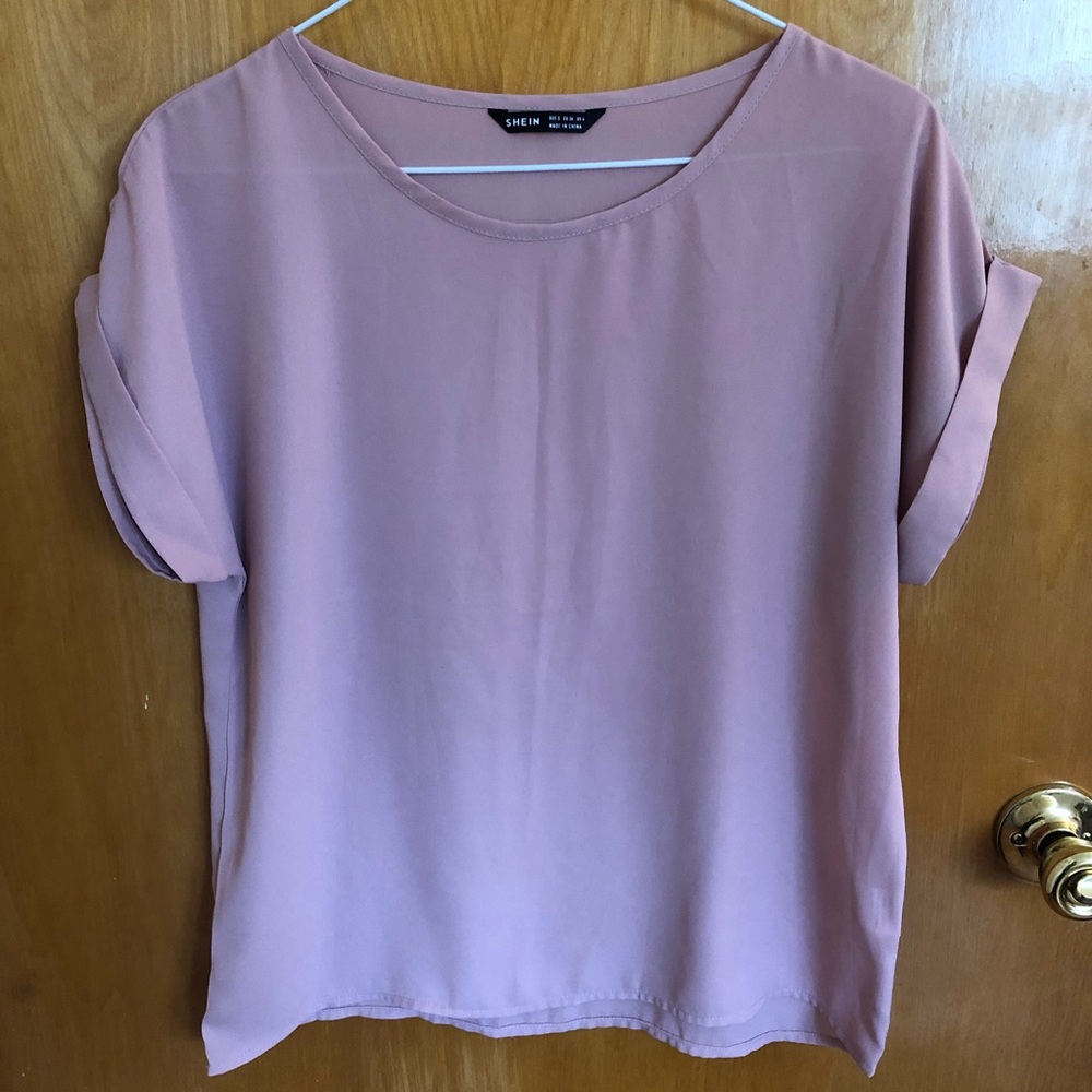 Pink Short Sleeve Top - Size Small